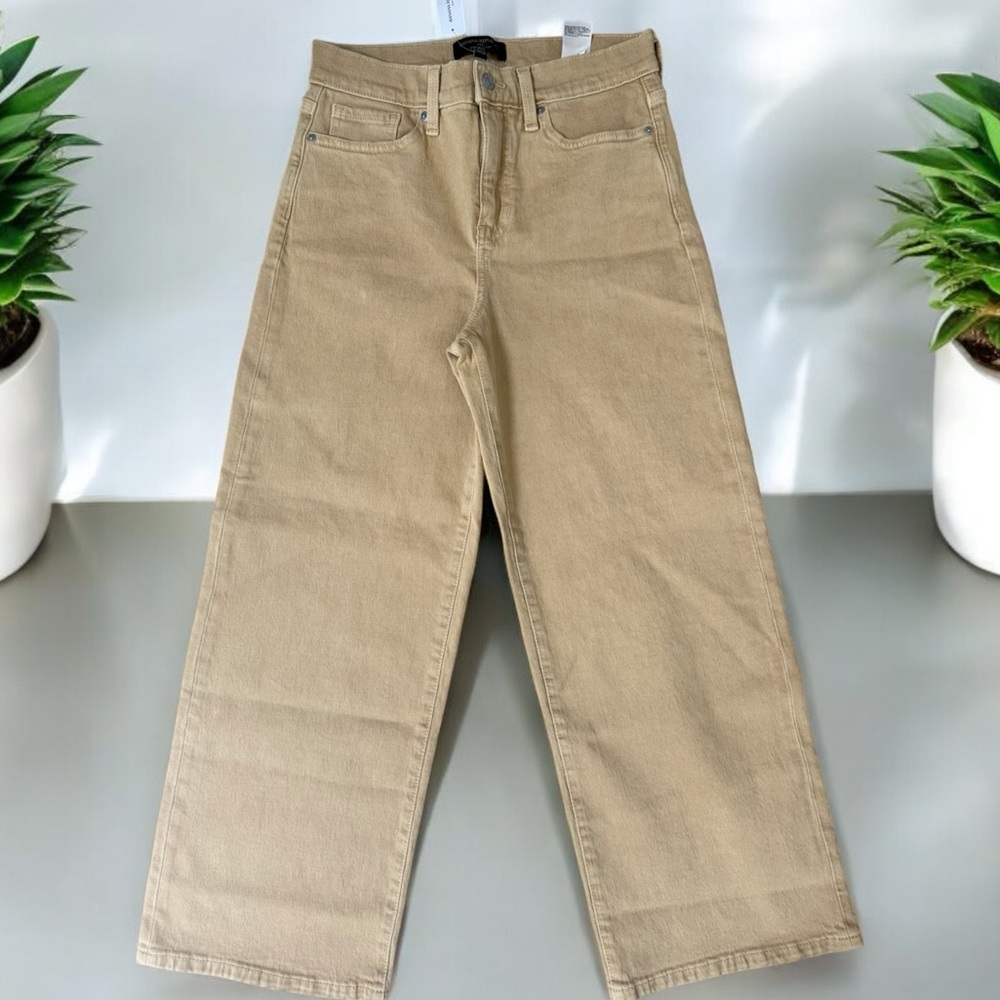 Banana Republic Wide Leg Crop Jeans High-Rise 26/4 TALL